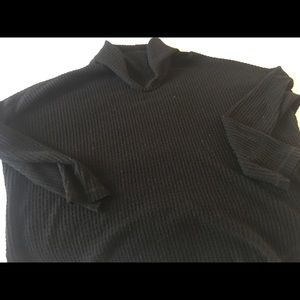 Pink lily loose turtleneck top